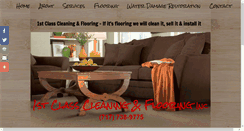 Desktop Screenshot of 1stclasscarpetcare.com